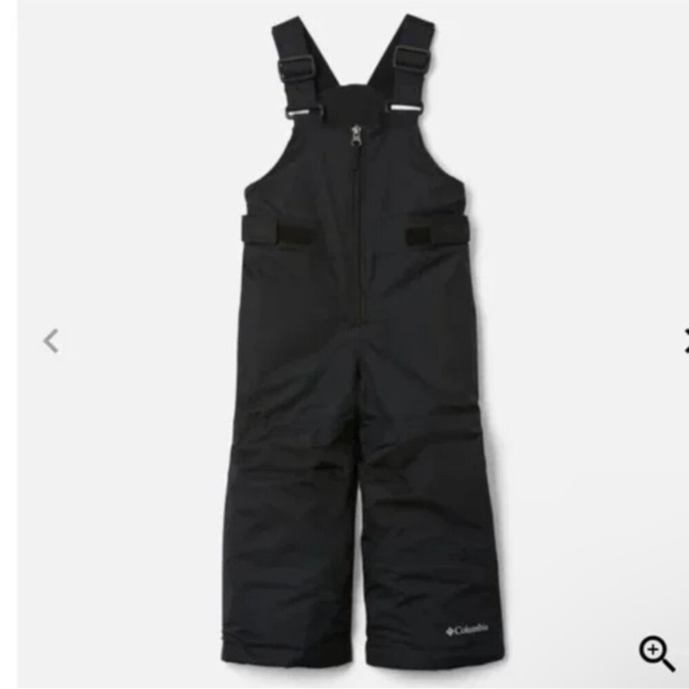 Kids Columbia Snow Ski Pants XXS 4/5 Black waterproof Outgrow System snowslope - Picture 2 of 8